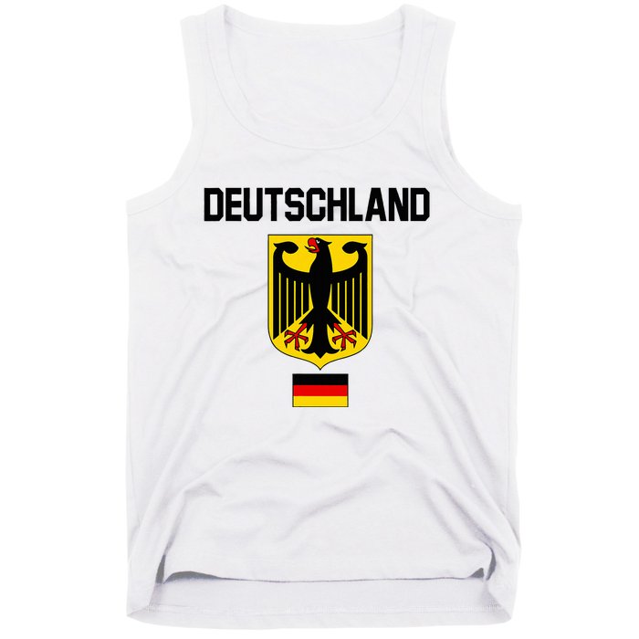 Germany German Football Soccer Ball Travel Retro Jersey Tank Top