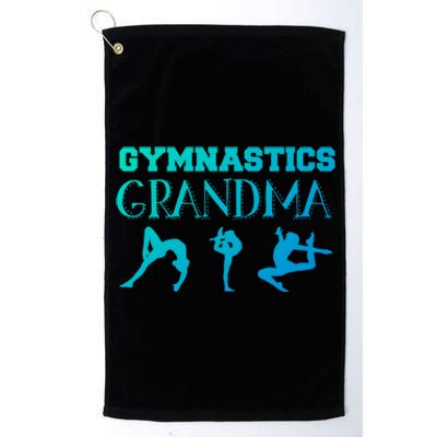 Gymnastics Grandma For Grandmothers Great Gift Platinum Collection Golf Towel