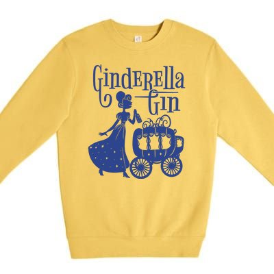 Ginderella Gin Funny Premium Crewneck Sweatshirt