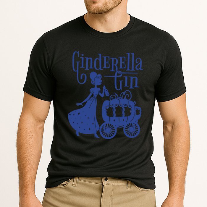 Ginderella Gin Funny Cooling Performance Crew T-Shirt