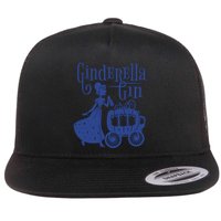 Ginderella Gin Funny Flat Bill Trucker Hat