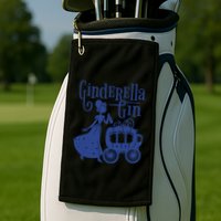 Ginderella Gin Funny Golf Towel