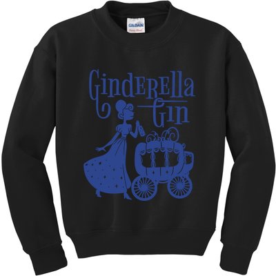 Ginderella Gin Funny Kids Sweatshirt