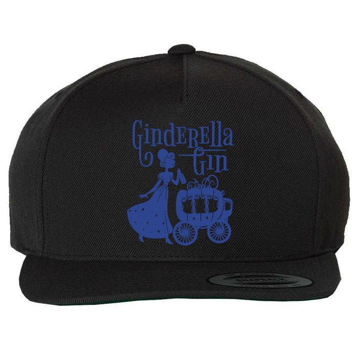 Ginderella Gin Funny Wool Snapback Cap