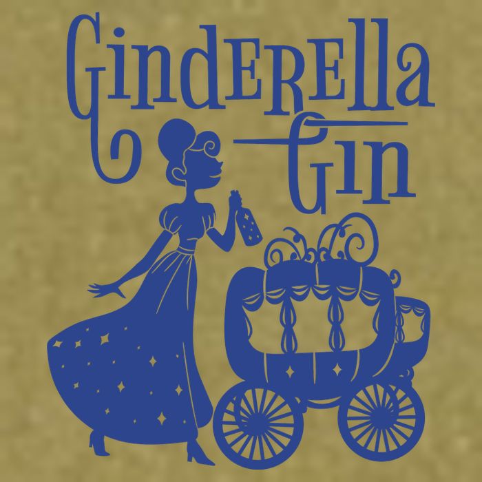 Ginderella Gin Funny Garment-Dyed Women's Muscle Tee