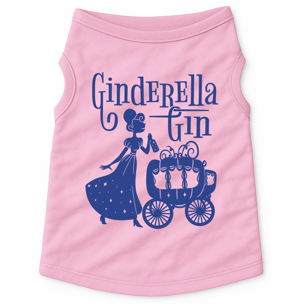 Ginderella Gin Funny Doggie Tank