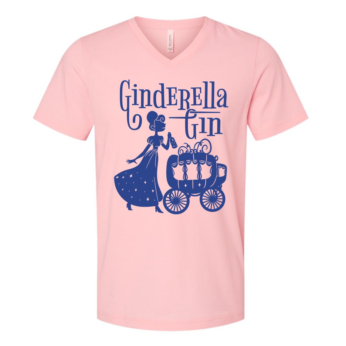 Ginderella Gin Funny V-Neck T-Shirt