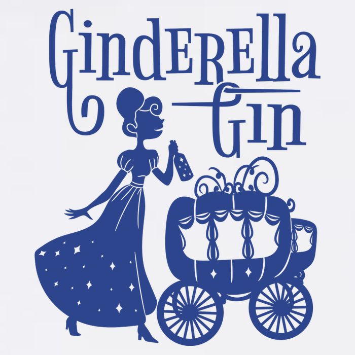 Ginderella Gin Funny Garment-Dyed Sweatshirt