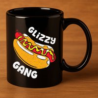 Glizzy Gang Funny Hot Dog 11oz C Handle Ceramic Mug