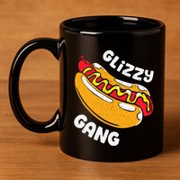 Glizzy Gang Funny Hot Dog 11oz C Handle Ceramic Mug