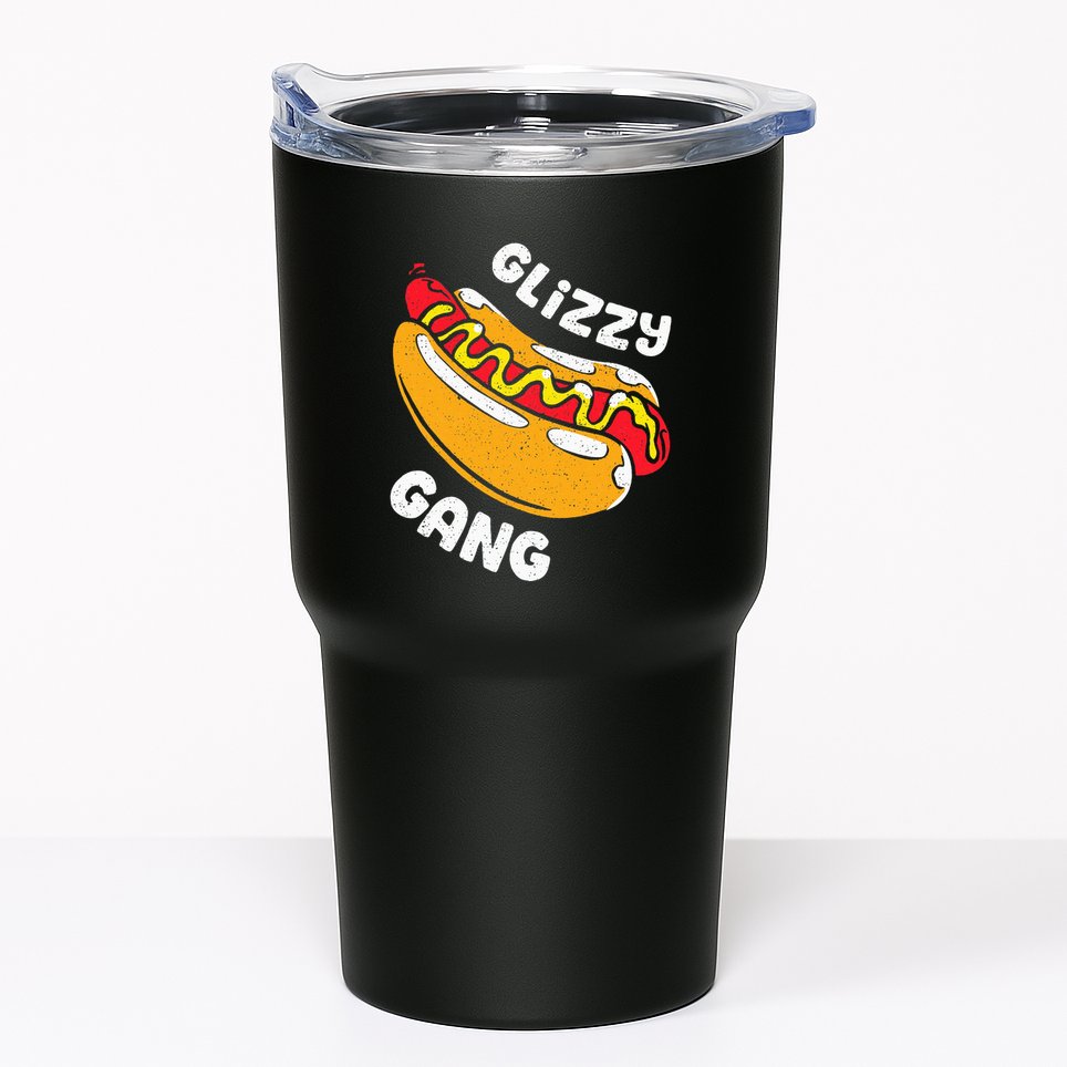 Glizzy Gang Funny Hot Dog Tumbler