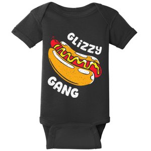 Glizzy Gang Funny Hot Dog Baby Bodysuit