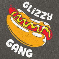 Glizzy Gang Funny Hot Dog Cotton Canvas Backpack