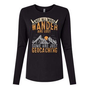 Geocache Gift For Men Treasure Hunt Womens Cotton Relaxed Long Sleeve T-Shirt