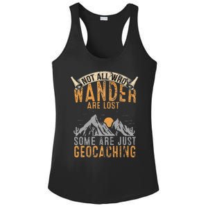 Geocache Gift For Men Treasure Hunt Ladies PosiCharge Competitor Racerback Tank