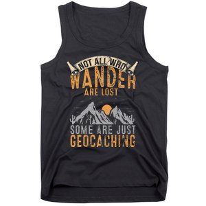 Geocache Gift For Men Treasure Hunt Tank Top