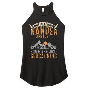 Geocache Gift For Men Treasure Hunt Women's Perfect Tri Rocker Tank