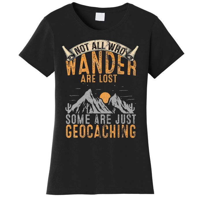 Geocache Gift For Men Treasure Hunt Women's T-Shirt