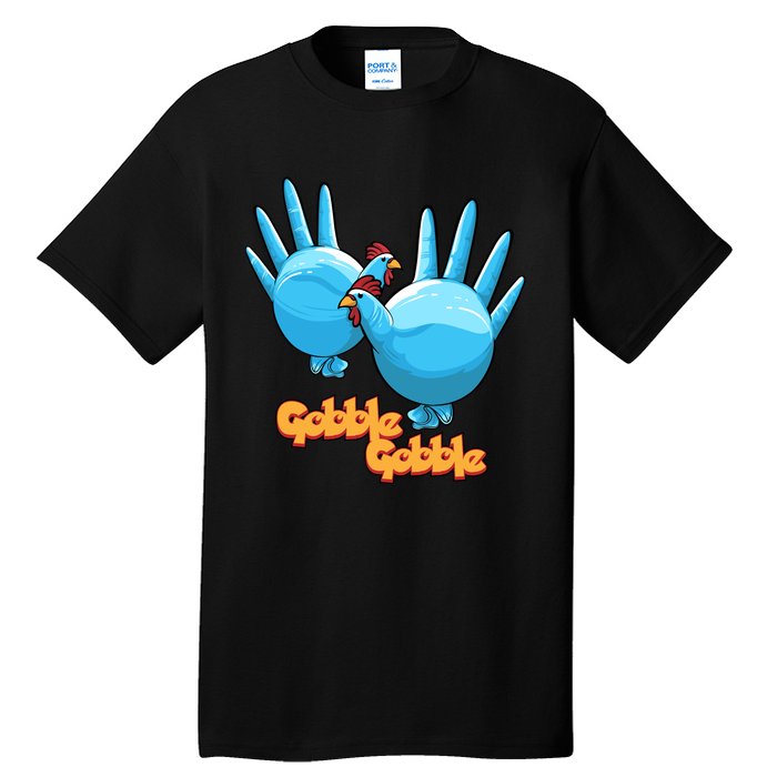 Gobble Gobble Funny Thanksgiving Turkey Tall T-Shirt