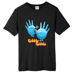 Gobble Gobble Funny Thanksgiving Turkey Tall Fusion ChromaSoft Performance T-Shirt