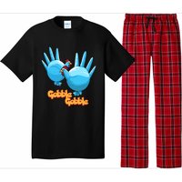 Gobble Gobble Funny Thanksgiving Turkey Pajama Set