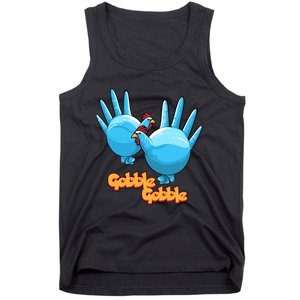 Gobble Gobble Funny Thanksgiving Turkey Tank Top