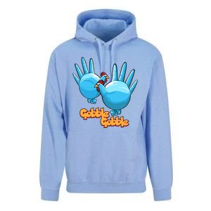 Gobble Gobble Funny Thanksgiving Turkey Unisex Surf Hoodie