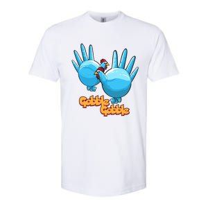 Gobble Gobble Funny Thanksgiving Turkey Softstyle CVC T-Shirt