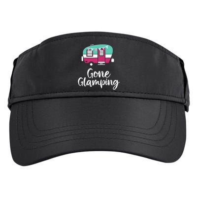 Gone Glamping Funny Glamper Queen Glamper Girl Glamping Adult Drive Performance Visor