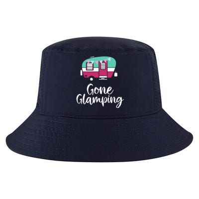 Gone Glamping Funny Glamper Queen Glamper Girl Glamping Cool Comfort Performance Bucket Hat