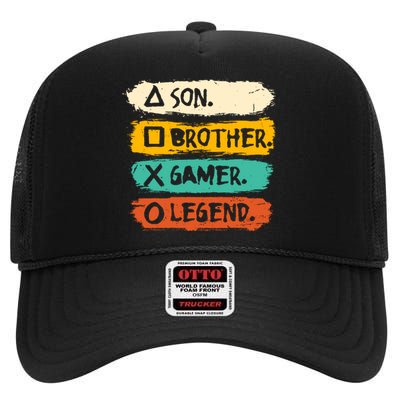 Gaming Gifts For Teenage Boy 816 Year Old Gamer High Crown Mesh Back Trucker Hat