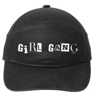 Girl Gang Funny Friends 7-Panel Snapback Hat