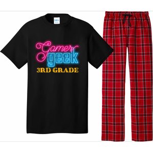 Gamer Geek Funny Game On 3Rd Grade Video Gamer Gift Pajama Set