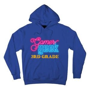 Gamer Geek Funny Game On 3Rd Grade Video Gamer Gift Tall Hoodie