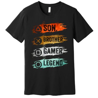 Gaming Gifts For Teenage Boy 816 Year Old Gamer Premium T-Shirt