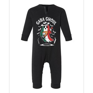 Gaba Ghoul Funny Ghost Italian Gabagool Infant Fleece One Piece