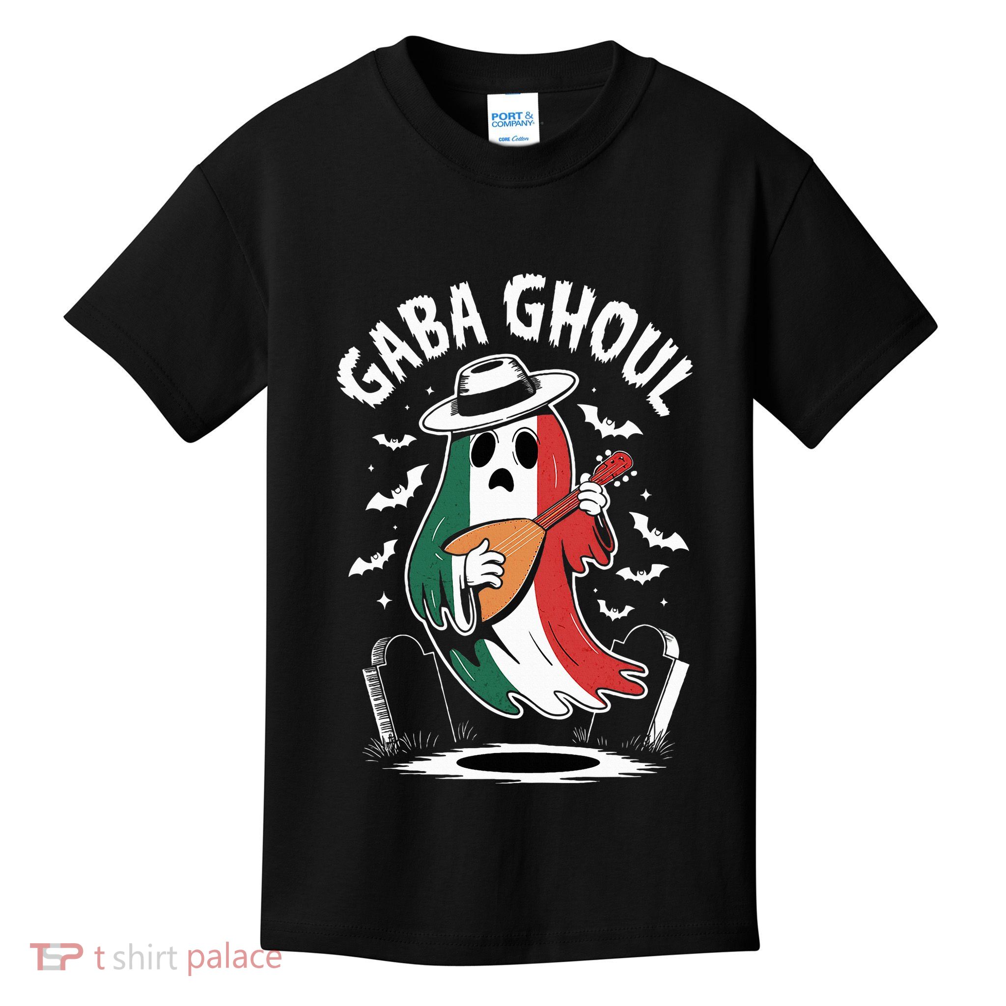Gaba Ghoul Funny Ghost Italian Gabagool Kids T-Shirt