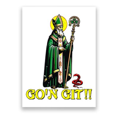 Gon Git Funny St Patricks Day Shamrock St Patty Party Irish Poster