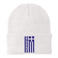 Greece Greek Flag Heart Knit Cap Winter Beanie