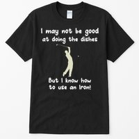 Golf Gag Fun Vintage Golfing Iron Pun Joke Golfer Tall T-Shirt