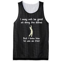 Golf Gag Fun Vintage Golfing Iron Pun Joke Golfer Mesh Reversible Basketball Jersey Tank