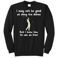 Golf Gag Fun Vintage Golfing Iron Pun Joke Golfer Tall Sweatshirt