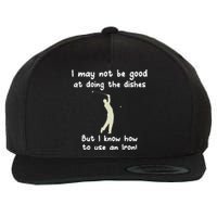 Golf Gag Fun Vintage Golfing Iron Pun Joke Golfer Wool Snapback Cap