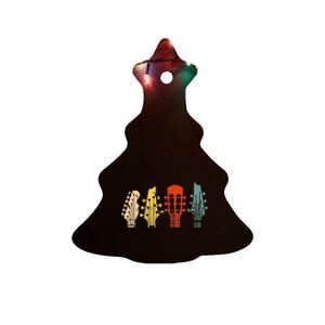 Guitar Gift For Women Music Band Guitarist Stuff Ceramic Tree Ornament