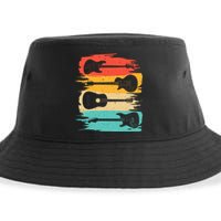 Guitar Gift For Women Music Band Guitarist Stuff Sustainable Bucket Hat