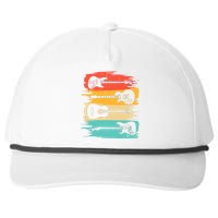 Guitar Gift For Women Music Band Guitarist Stuff Snapback Five-Panel Rope Hat