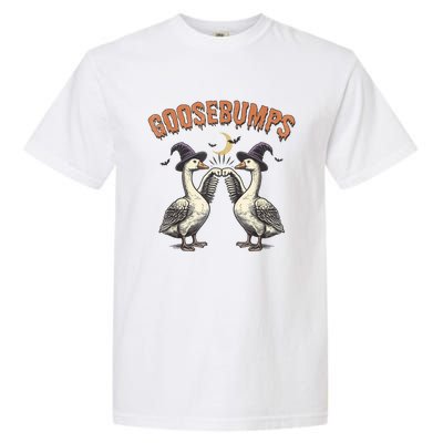 Goosebumps Geese Funny Halloween Witches Hat Garment-Dyed Heavyweight T-Shirt