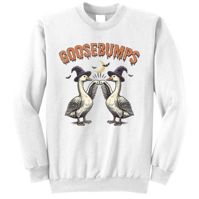 Goosebumps Geese Funny Halloween Witches Hat Sweatshirt