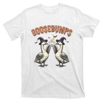 Goosebumps Geese Funny Halloween Witches Hat T-Shirt