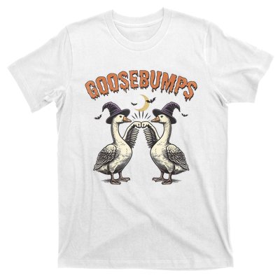 Goosebumps Geese Funny Halloween Witches Hat T-Shirt